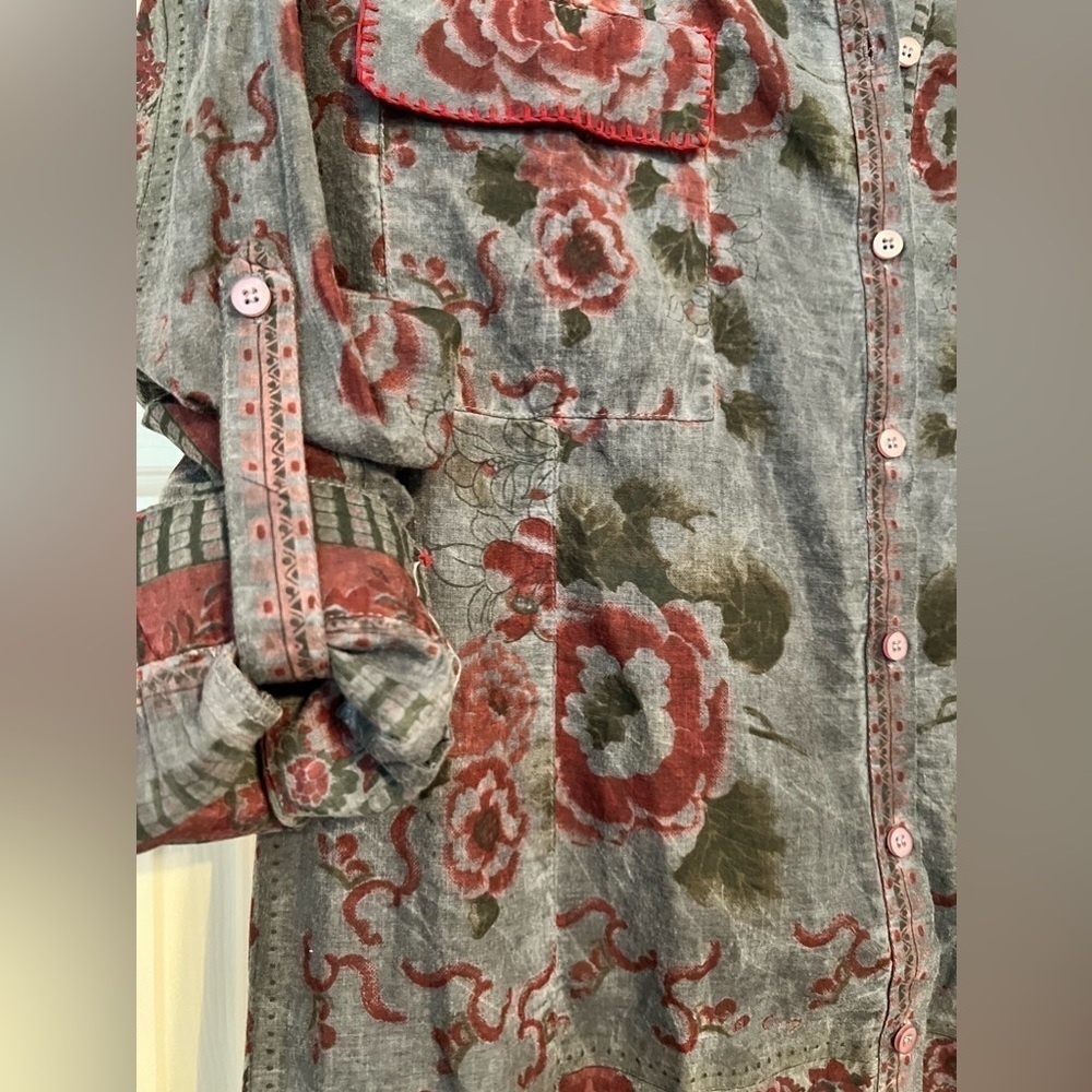 NWT Raga button down shirt Size Small - Picture 7 of 7